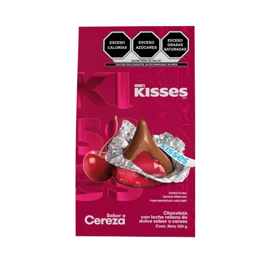 [HM25] CHOCO HERSH KISSES SE CHERRY C/6D 120G