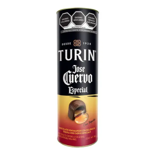 [TN05] CHOCO TURIN JOSE CUERVO TUBO 180G