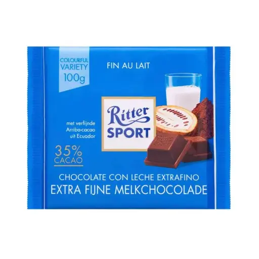 [EX189] CHOCOLATE RITTER CON LECHE EXTRAFINO PZ