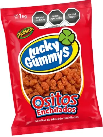[LK43] GOMA LUCKY OSITOS ENCHILADO BOLSA 1KG 