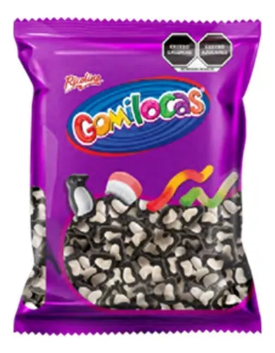 [BA70] GOMA RICOL PINGÜINOS CAJA 10BLS/1KG