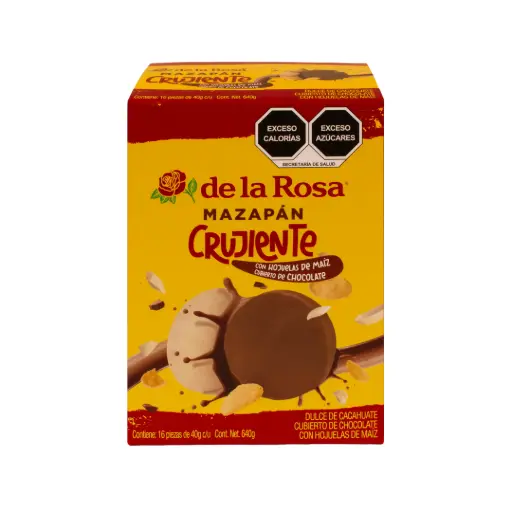 [DR358] MAZAPAN CRUJIENTE CHOCOLATE CAJA 16DIS 16PZ