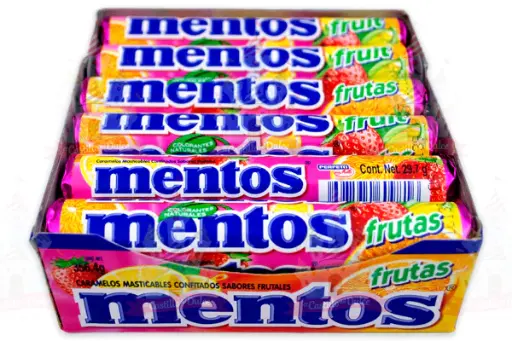 [CP20] MENTOS ROLL FRUTAS CAJA 16DIS/12PZ