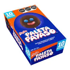 [BA04] PALETA RICOL PAYASO 10 PZ