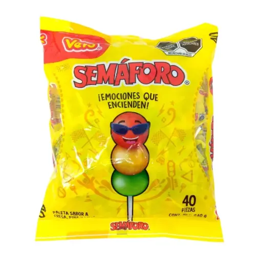 [VE49] PALETA VERO SEMAFORO BL 40 PZ