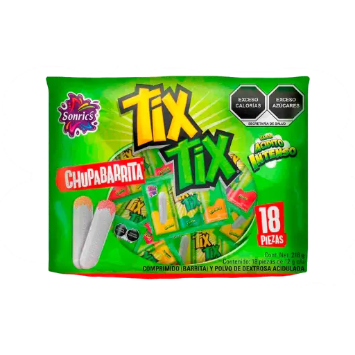 [SA214] POLVO TIX TIX CHUPABARRITA BLS/18PZ