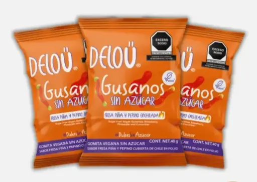 DELOU GUSANO CHILE CAJA 12PZ
