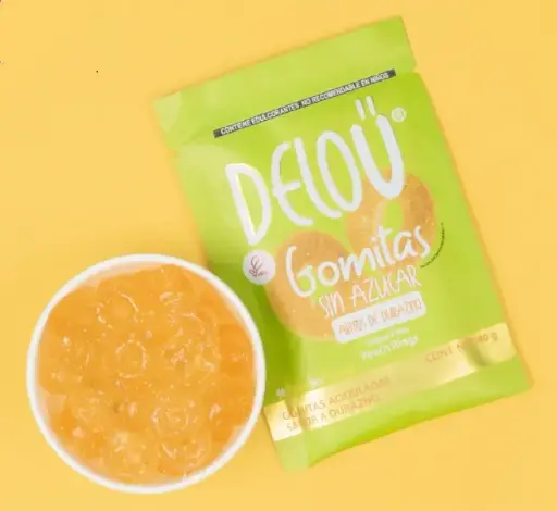 [001] DELOU ARITOS DE DURAZNO 40G
