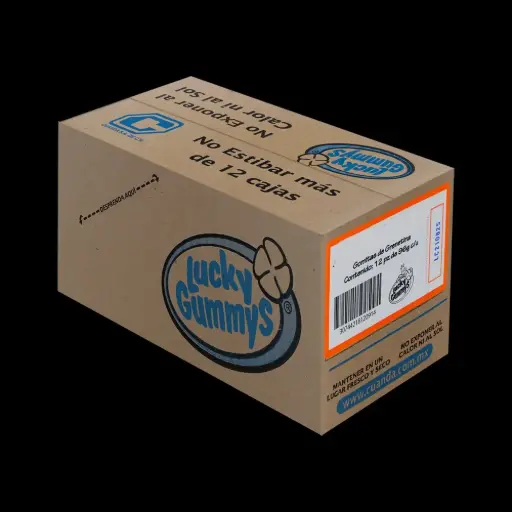 [LK35] GOMA LUCKY ARO DURAZNO CAJA 8BLS 1KG