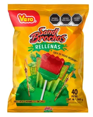 [VE146] PALETA VERO SANDI BROCHAS C/24BLS