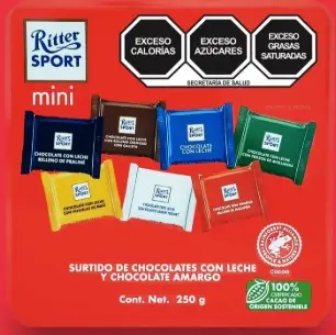 CHOCO MINI RITTER 116G CAJA 6 DISP