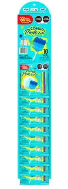 [VE154] PALETA PINTA AZUL VERO CAJA 18X10PZ