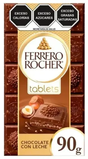 CHOCO FERRERO CON LECHE 90G