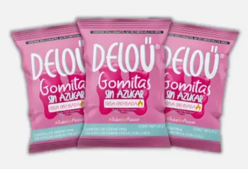 DELOU OSITOS FRESA ENCHILADA CAJA 12PZ