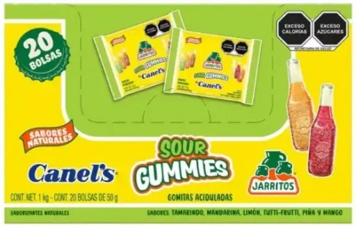 GOMA JARRITOS CAJA 20PZ